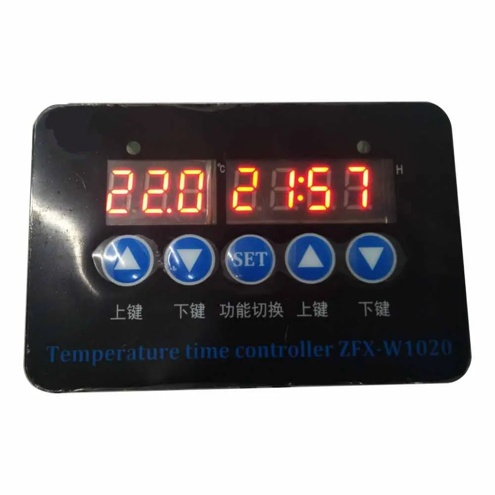 

W1020 Digital Heat Cool Temp Thermostat Temperature Control Switch Module DC 12V/24V AC 220V Controller Board with Sensor 40%off