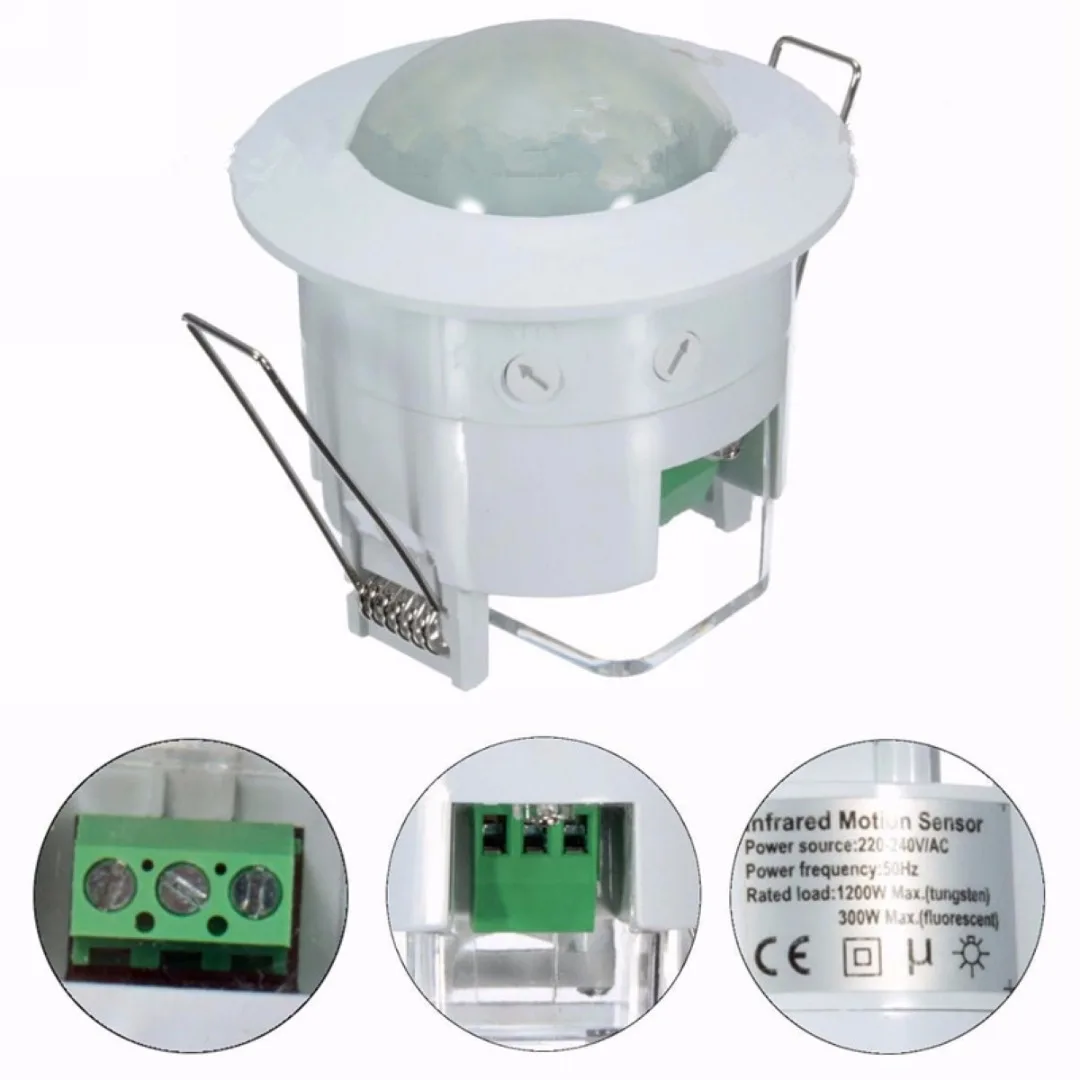 

220V PIR Infrared Body Motion Sensor Detector Lamp Switch 360 Degree Ceiling Sensor Switches Mayitr