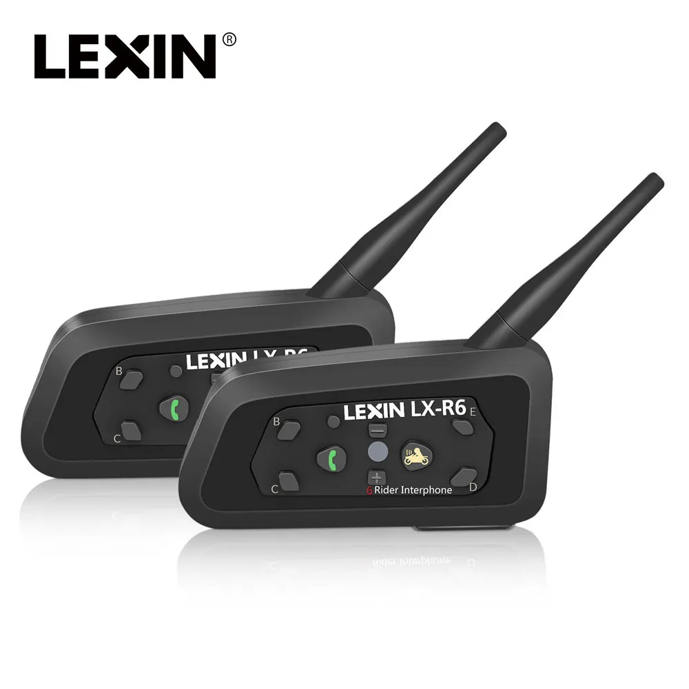 Accesorios de intercomunicador de Motocicleta para E6 Micr/ófono Auricular Duro//Auriculares con Cable y Clip para Motocicleta BT Intercomunicador Bluetooth