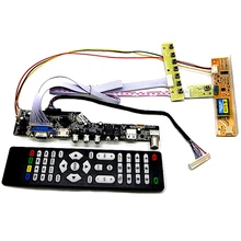 Tv+Hdmi+Vga+Av+Usb+Audio Tv Lcd Driver Board 15.4 Inch Lp154W01 B154Ew08 B154Ew01 Lp154Wx4 1280X800 Lcd Controller Board Diy K