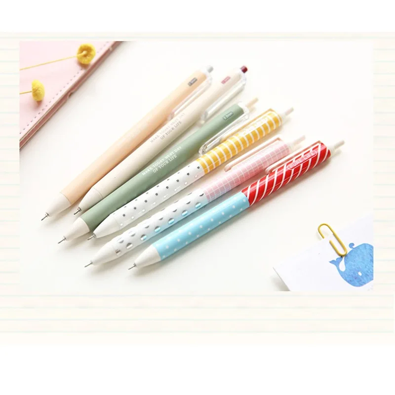 

48 pcs/Lot 0.5mm gel pens Black color ink pen for writing signature Stationery Office accessories school supplies Gift FB497