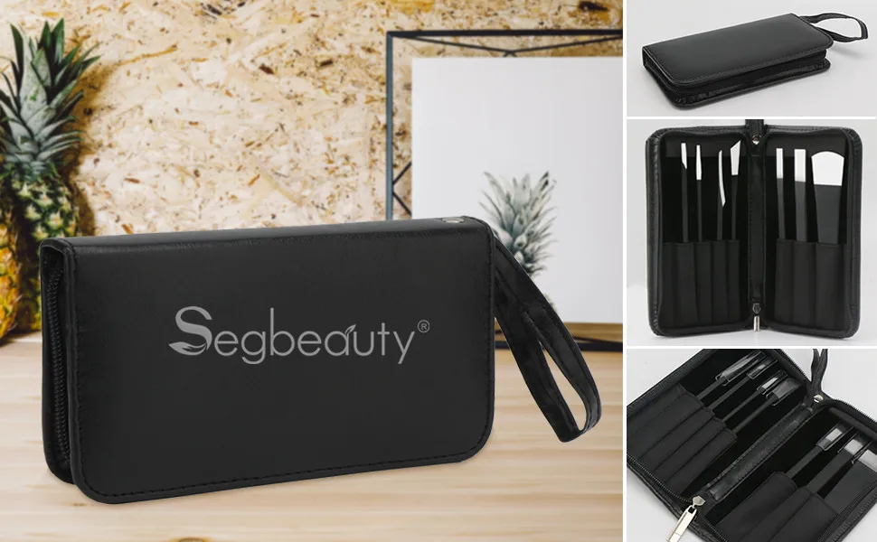 Conjunto com Bolsa de Armazenamento Segbeauty Pedicure Faca Profissional Unha Alta Manganês Aço Toeunha Facas Cutícula 7 Pçs 7 Home & Garden