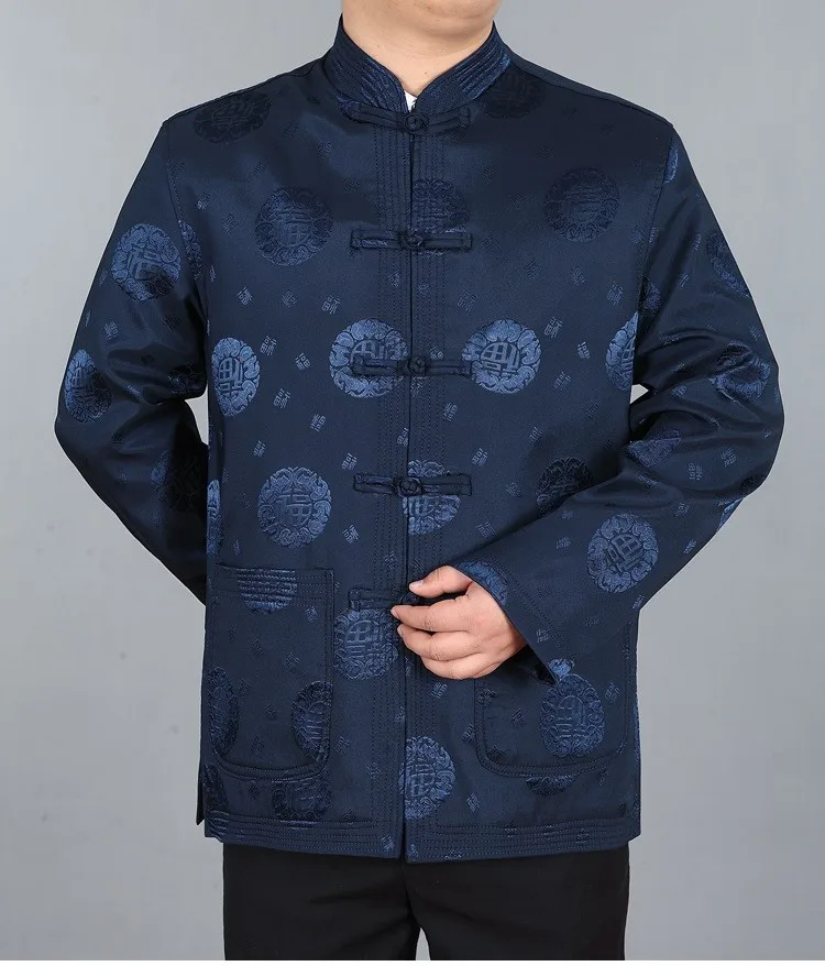 men cotton chinese jacket long sleeve traditional chinese jacket tangzhuang clothing Printing chinese jacket 2015 new hot sale (17)