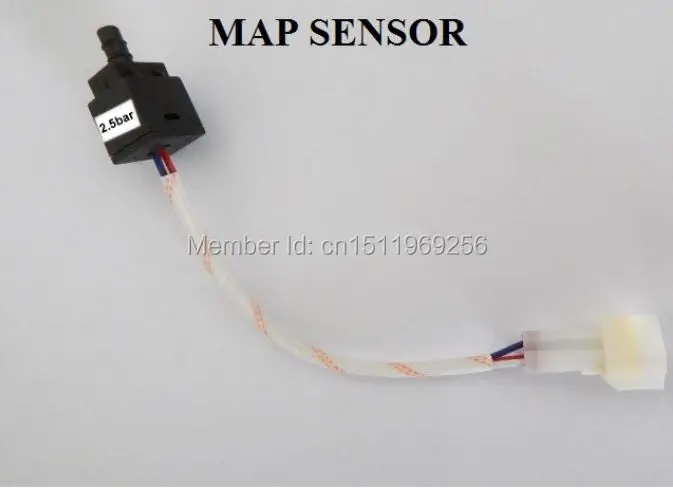 

Manifold Air Pressure MAP Sensor Absolute Pressure for Turbo system EFI Motorcycle Motocross trail bike ATV Quad Frenzy (2.5 bar