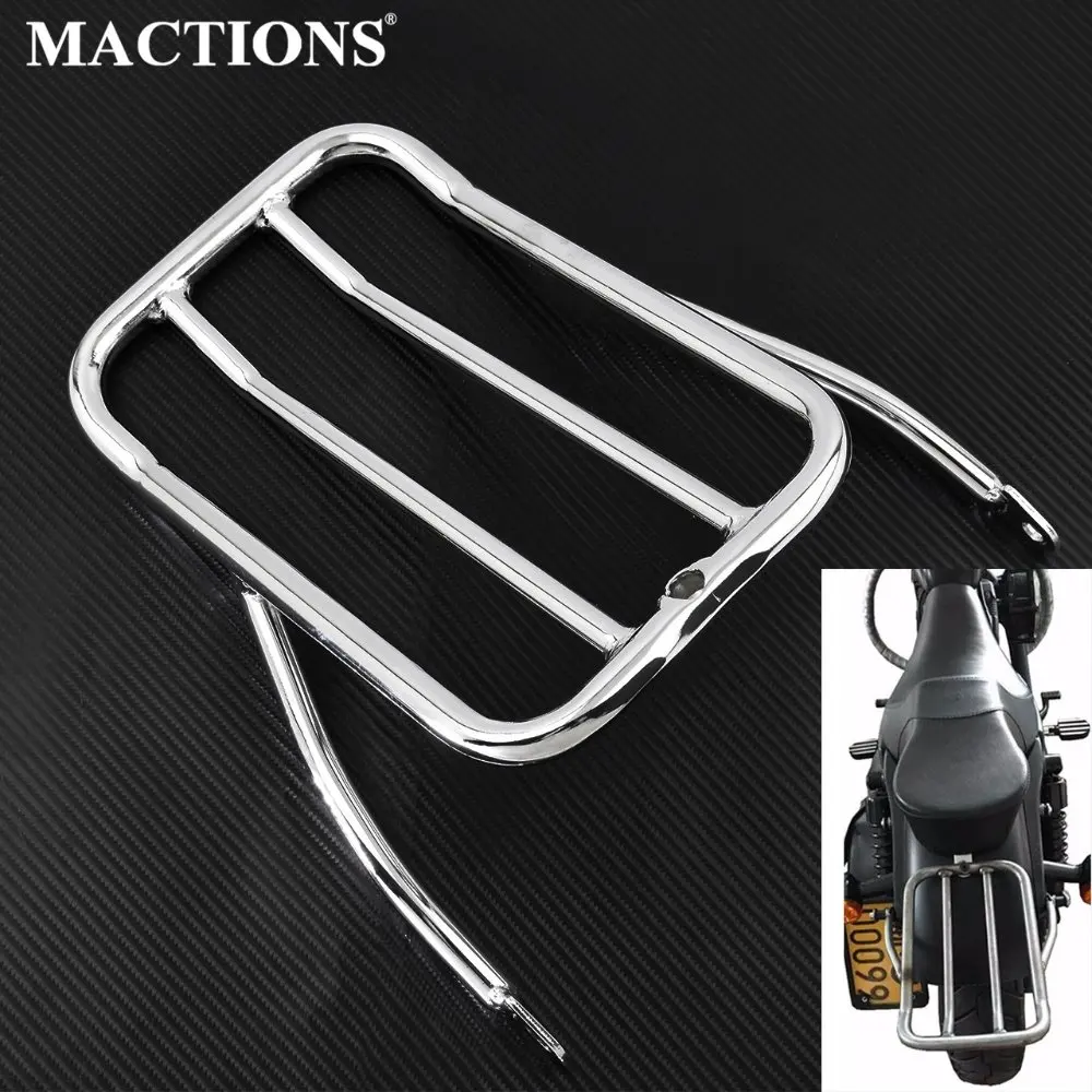 

Motorcycle Rear Fender Luggage Shelf Rack Case Steel Chrome For Harley Sportster 48 XL1200X 2010-2017 Iron 883 XL883N 2009-2017