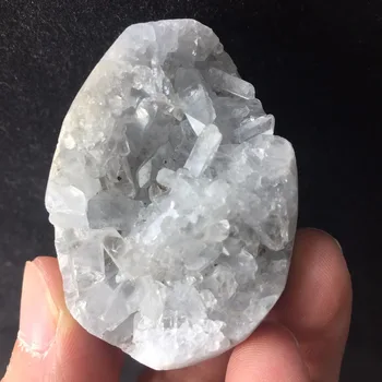 

85g Natural Celestite Stones Blue Crystal Minerals Specimen Healing Cristals gifts Ornaments Hot Sale for Home Decor 2019