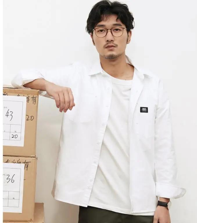 Xiaomi mijia youpin MITOWN LIFE хлопковая рабочая рубашка хлопок свободная Удобная Повседневная дикая Мужская рубашка умный дом