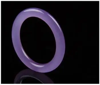 

Fine Jewelry Chinese Natural Beautiful Light Purple Jade Bangle Bracelet Handmade 56-62mm