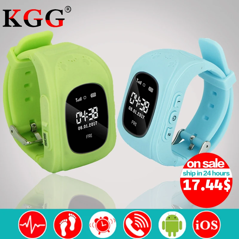 2018 New Q50 Wristwatch Smart Kid Safe GPS Smart Watch SOS Call Location Finder Locator Tracker