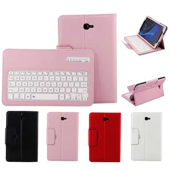 

Detachable Wireless Bluetooth Keyboard For Samsung Galaxy Tab A T580 10.1 Case Auto Sleep/Wake Cover+Wirelss Keyboard#25