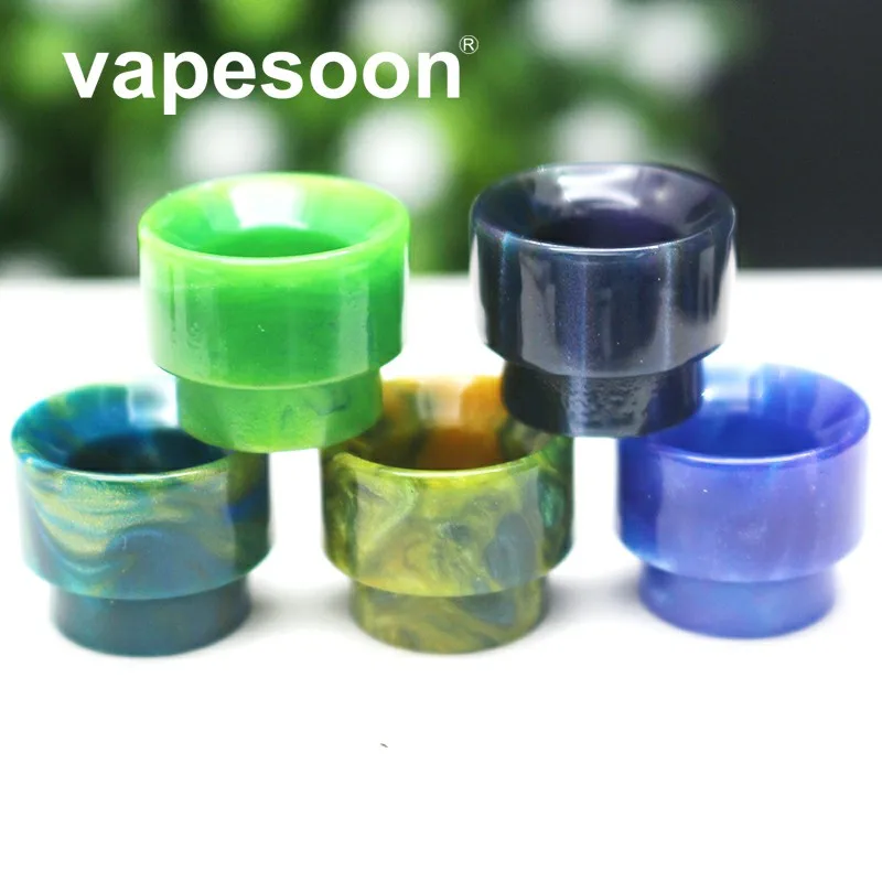 

Colorful 810 Resin Drip Tip For MANTA Reload DJV Govad Kylin mini RTA Desire RDTA Atomizer etc 5pcs/lot