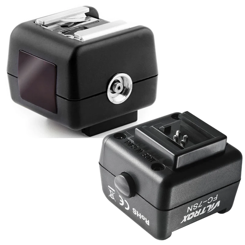 

FC-7SN Wireless Flash Hot Shoe Optical Slave Trigger Adapter Converter for Canon Nikon flash to Sony/Minolta DSLR