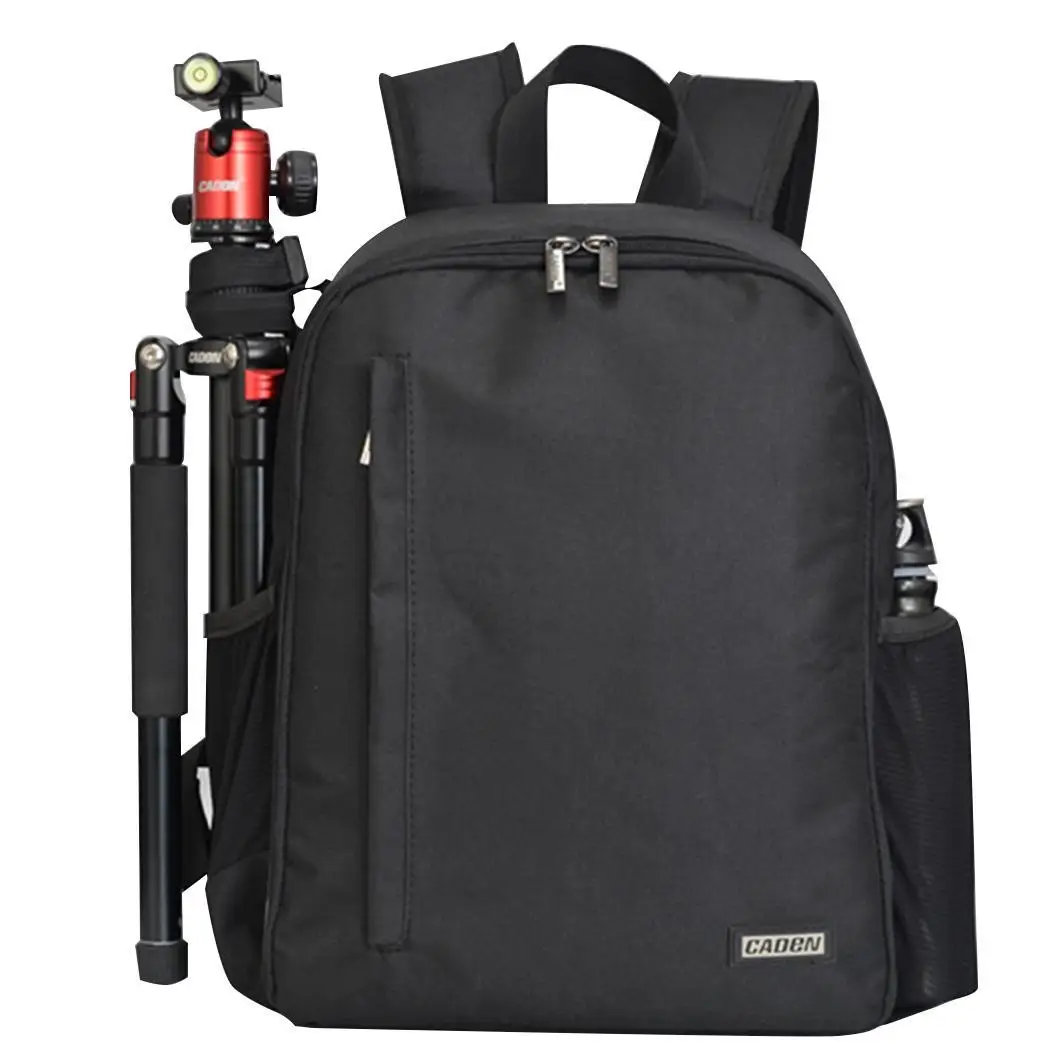 

Multi-functional DSLR Backpack Outdoor Digital Camera Black Can be used for camera. Travel Zipper Bag