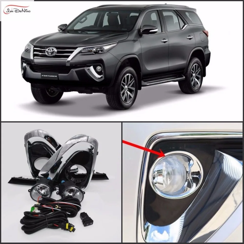JanDeNing Автомобильные противотуманные фары для Toyota fortuner 2016/TOYOTA HILUX SW4 | Отзывы и видеообзор