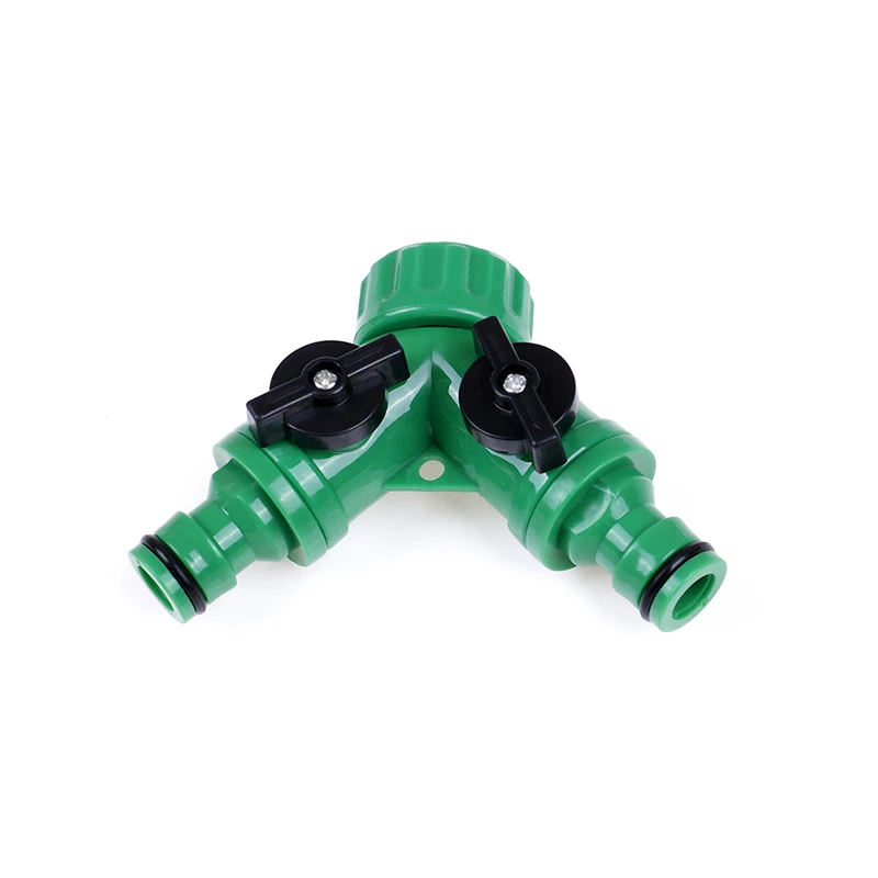 Y 1 Pcs Resealable Drip irrigation tape Quick Coupling Irrigation System Adapter 2-way Valve Garden Connector | Дом и сад
