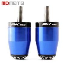 For KYMCO AK550 2017 Motorcycle accessories parts Street Bike Handlebar Grips Bar End Plugs fit for KYMCO AK 550 handle grip Bar