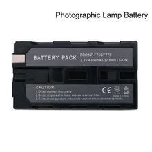 4400 mAh NP-F750 F770 Батарея для NP-F330 NP-F530 NP-F550 NP-F570 NP-F730 F750 F770 NP-F930 F950 F960 F970 F990 светодиодный светильник Батарея
