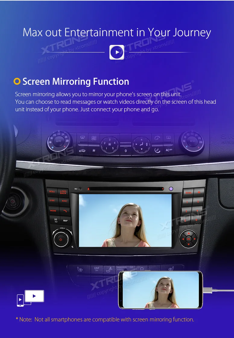 Top 7" Android 8.0 OS Car DVD Multimedia Navigation GPS Radio for Mercedes-Benz E-Class W211 2002-2008 (E200 E220 E240 E270 E280) 14