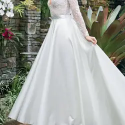 Формальные белые трапециевидные Длинные свадебные атласные юбки 2019 на молнии Изготовленные На Заказ высококачественные женские юбки