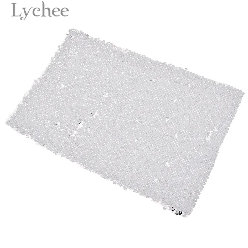 Lychee Life 29x21 см A4 двухсторонняя блестящая ткань высокого качества полиэстер швейная синтетическая ткань сделай сам для сумок одежды - Цвет: 5