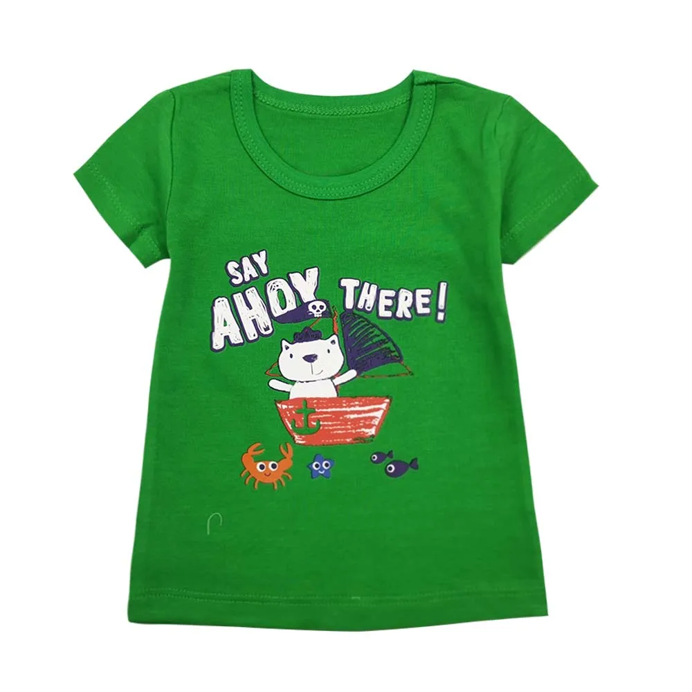 Лидер продаж новая брендовая одежда для детей футболки для мальчиков детская футболка для детей футболки с коротким рукавом для мальчиков детская одежда розничная - Цвет: 6