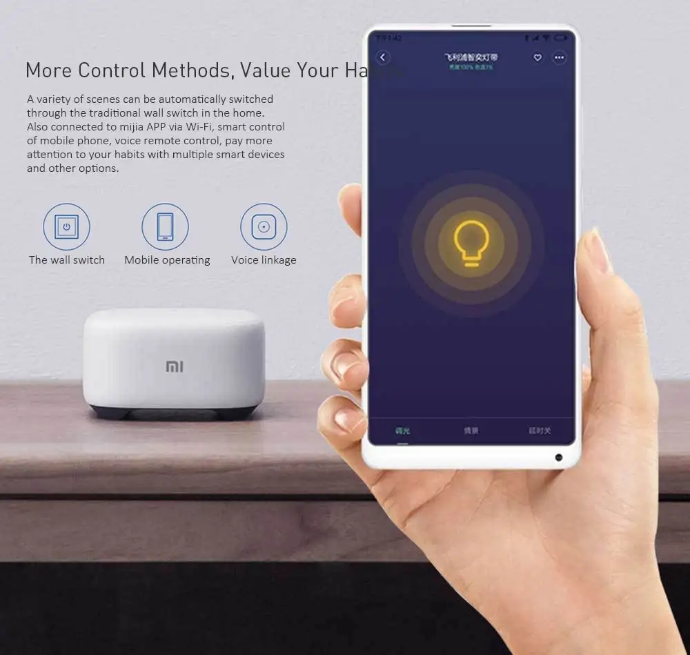 Xiaomi Mijia 3M-5M LED Light Strip Intelligent Light band Smart home Phone Mi home App wifi Colorful lamb 16 Million Extend plus (5)