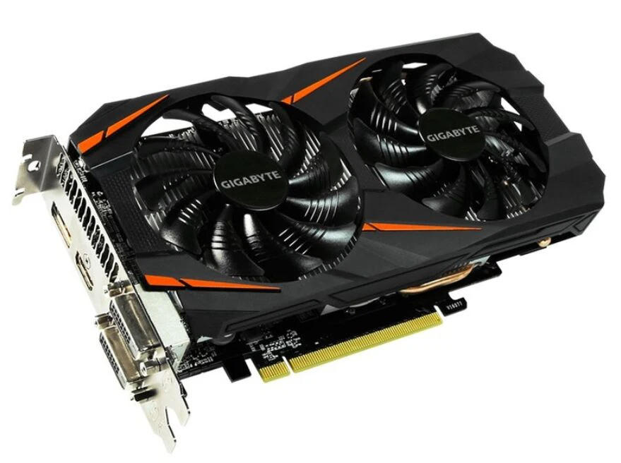 Использованная Видеокарта GIGABYTE GTX 1060 3GB видеокарта карта для nVIDIA Geforce GTX1060 OC GDDR5 192Bit Hdmi видеокарта 1050ti