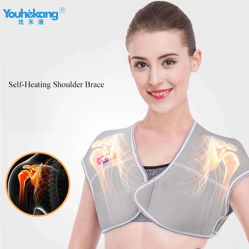 

Youhekang Self-Heating Shoulder Support Brace Periarthritis Magnetic Therapy Posture Corrector Pain Relieving Back Support