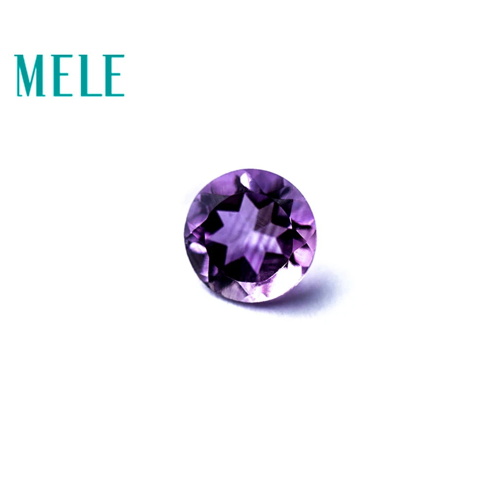 Top quality Brazil natural amethyst,5mm 0.45ct round brilliant cut gemstone for jewelry making,DIY loose stone Top quality Brazil natural amethyst,5mm 0.45ct round brilliant cut gemstone for jewelry making,DIY loose stone