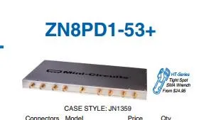 

[BELLA] Mini-Circuits ZN8PD1-53-S+ 500-5000MHz eight SMA power divider