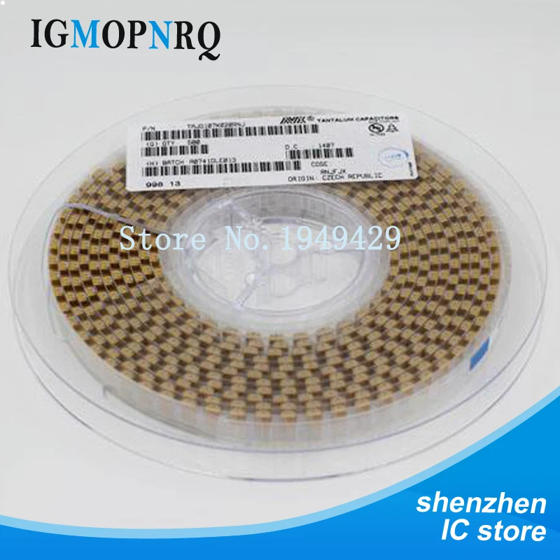 2000 шт. танталовый конденсатор B 3528 SMD 22 мкФ 33 47 68 100 220 20 в 16 В 6 3 10 4 | Электронные