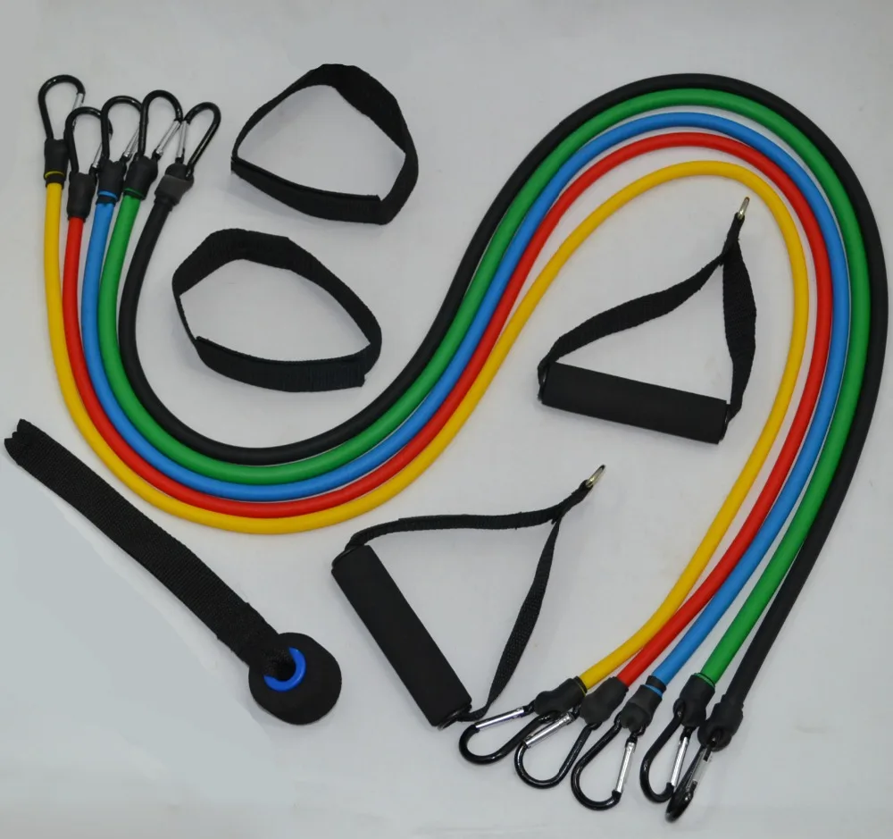 50 set a lot Resistance exercise bands set resistance tubing kit 100