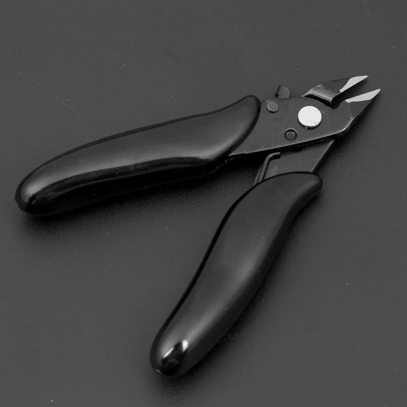 

ZtDpLsd 1Pcs Industrial Electronic Cutting Pliers Oblique Maintenance Model Making Trim Side Safe Lock Wire Cable Cutter Scissor