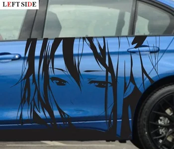 

LEFT SIDE Car Stickers Japanese Cartoon Anime Whole Body Sticker Styling Decal Accessories High Quality Waterproof Sunscreen