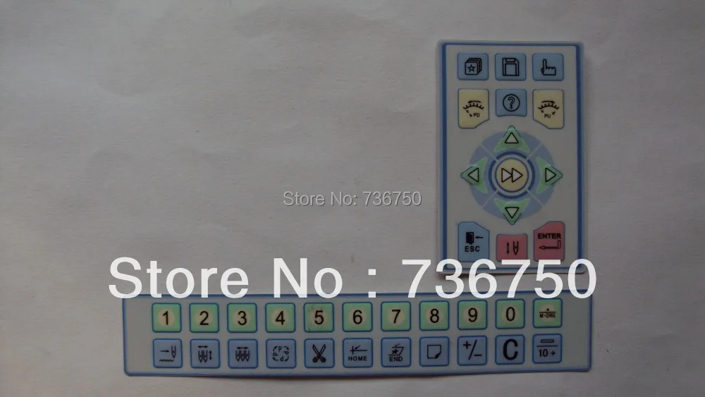 

Dahao BECS 328 control panel keyboard / keypad / membrane for China embroidery machines / spare parts