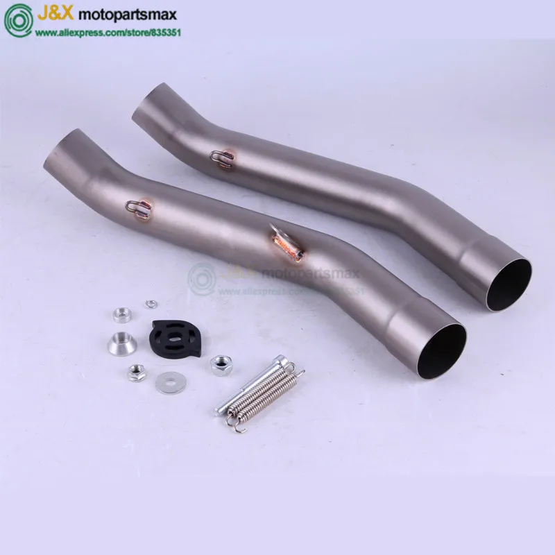 Z750 Slip-On For KAWASAKI Z750 Z 750 2007-2014 Z800 Z 800 2013-2016 Motorcycle Exhaust Muffler Tube Escape Moto Middle Link Pipe - Image 2