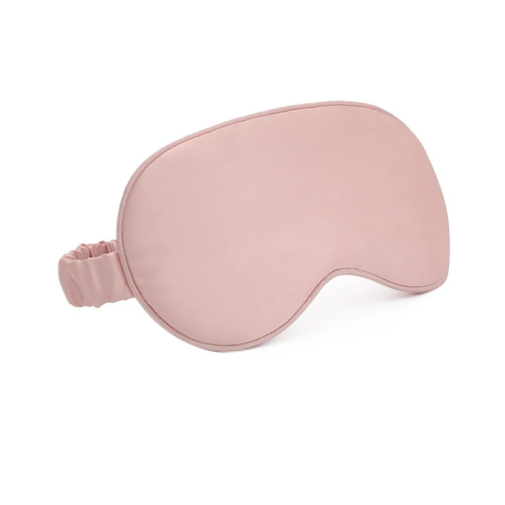 

Travel Portable Rest Blindfolds Padded Artificial Silk Relax Cover Eye Mask Breathable Double Sided Shading Sleep Bandage Soft