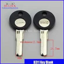 Эмбрион для ключей оптом WHC прямо Ванна двери ключ пустой ключ корпус ключа для вертикальный ключ режущая машина B311