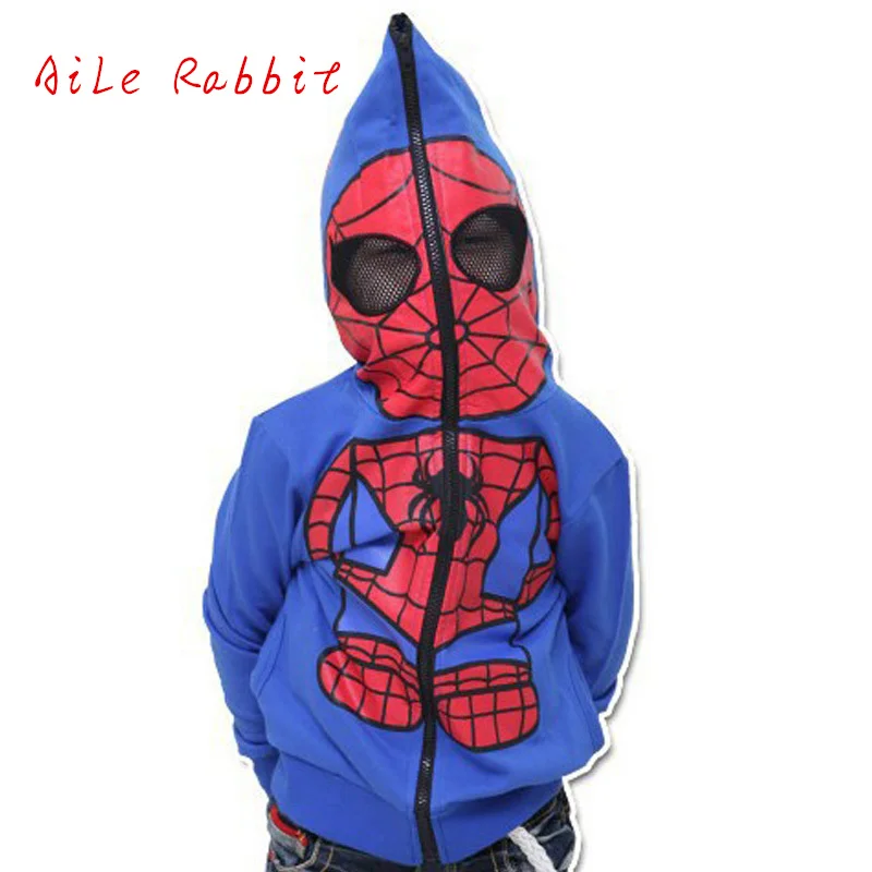 Bestbuybabybicycletrailers Comprar Manga Larga Ninos Dibujos Animados Chaqueta Spiderman Sudadera Con Capucha Cremallera Bebe Ropa De Abrigo Halloween Navidad Disfraz Online Baratos