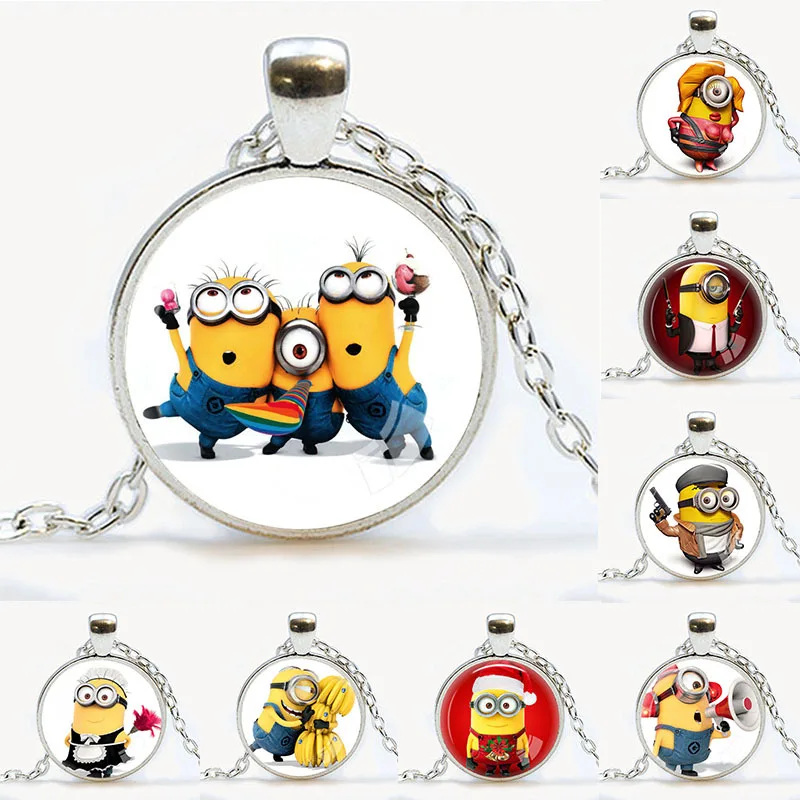 Despicable Me Necklace Minions Movie Themed Character Charm Minion