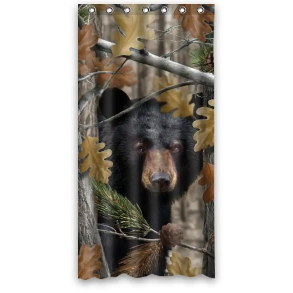 Black Bear Shower Curtains Foter Rustic Bear Vanity Light Fixture 4 190 95 159