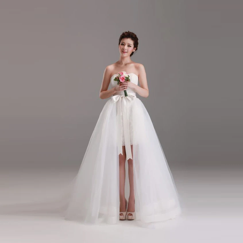 New-Arrival-Detachable-Tutu-Train-Ribbons-Belt-Waistlines-A-Line-Floor-Length-Long-Maxi-Tulle-Skirt