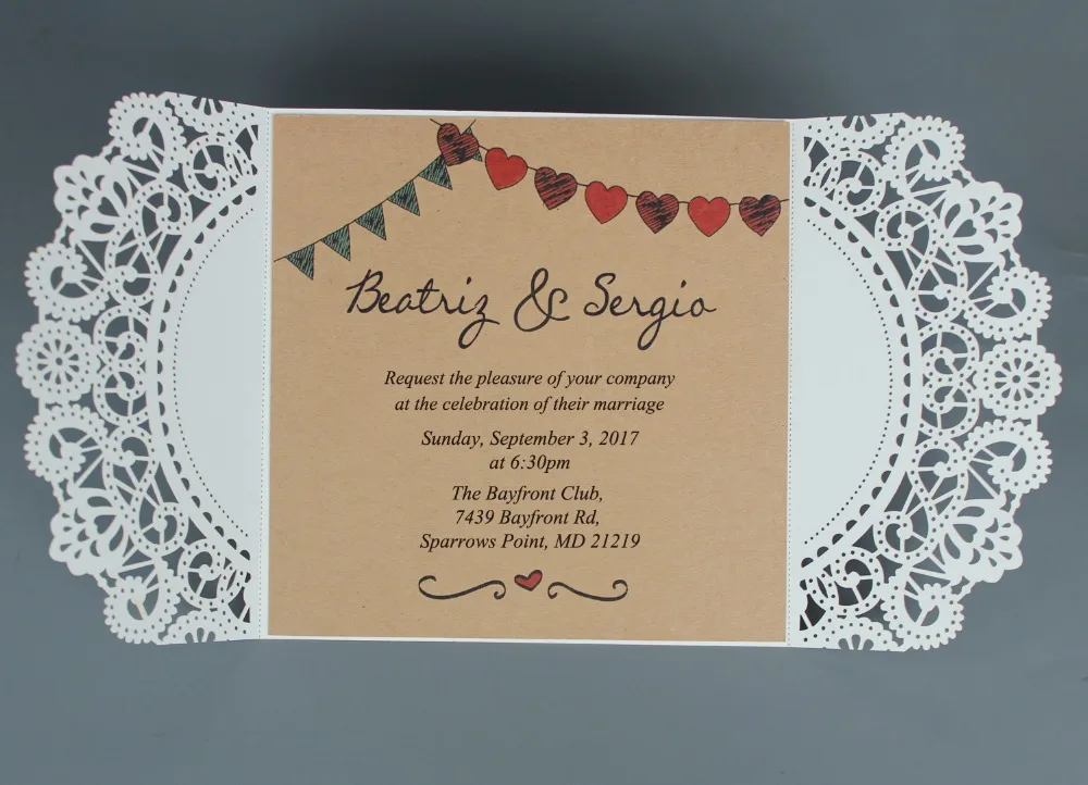 Ivory Invitation Cards