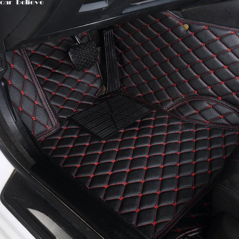 

Car Believe Auto car floor Foot mat For subaru xv 2018 forester 2009 outback legacy waterproof car accessories styling