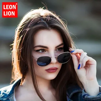 

LeonLion 2019 Vintage Round Sunglasses Women Classic Vintage Glasses Men Street Beat Shopping Mirror Oculos De Sol Gafas UV400