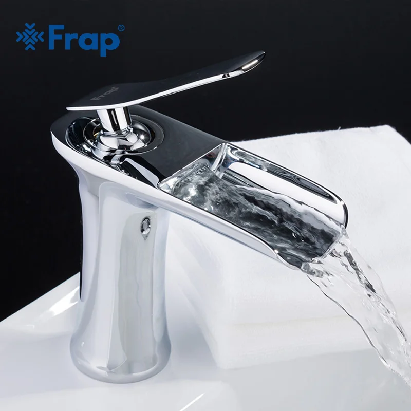 FRAP Basin Faucet high quality bathroom basin mixer taps waterfall sink faucet chrome bronze mixer faucet torneira do anheiro