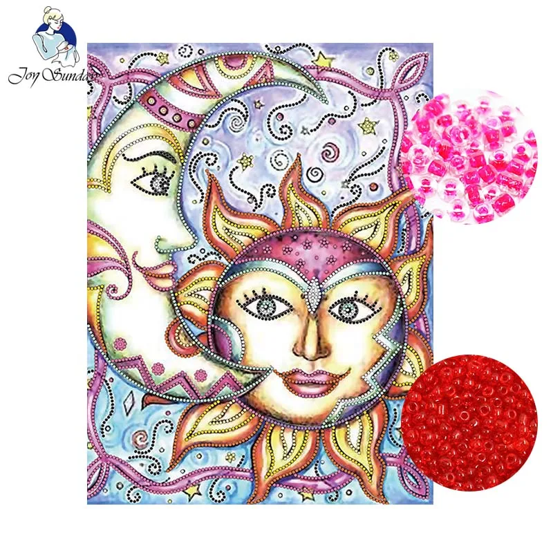 JOY SUNDAY DIY Вышивка крестом из бисера вышивка с героями мультфильмов точная печать