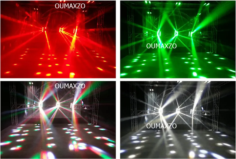 Dj оборудование ночной клуб освещения 8x10 Вт Rgbw паук луч двигая паук головка перемещения луча свет 8x12 Вт RGBW 4IN1 цвет
