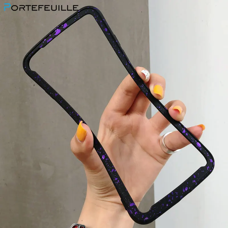 Portefeuille Bumper Case for iPhone X Slim Design Rubber Protective Frame Bumper For iPhone 7 plus 8 6 6S 8plus capa Accessories (1)