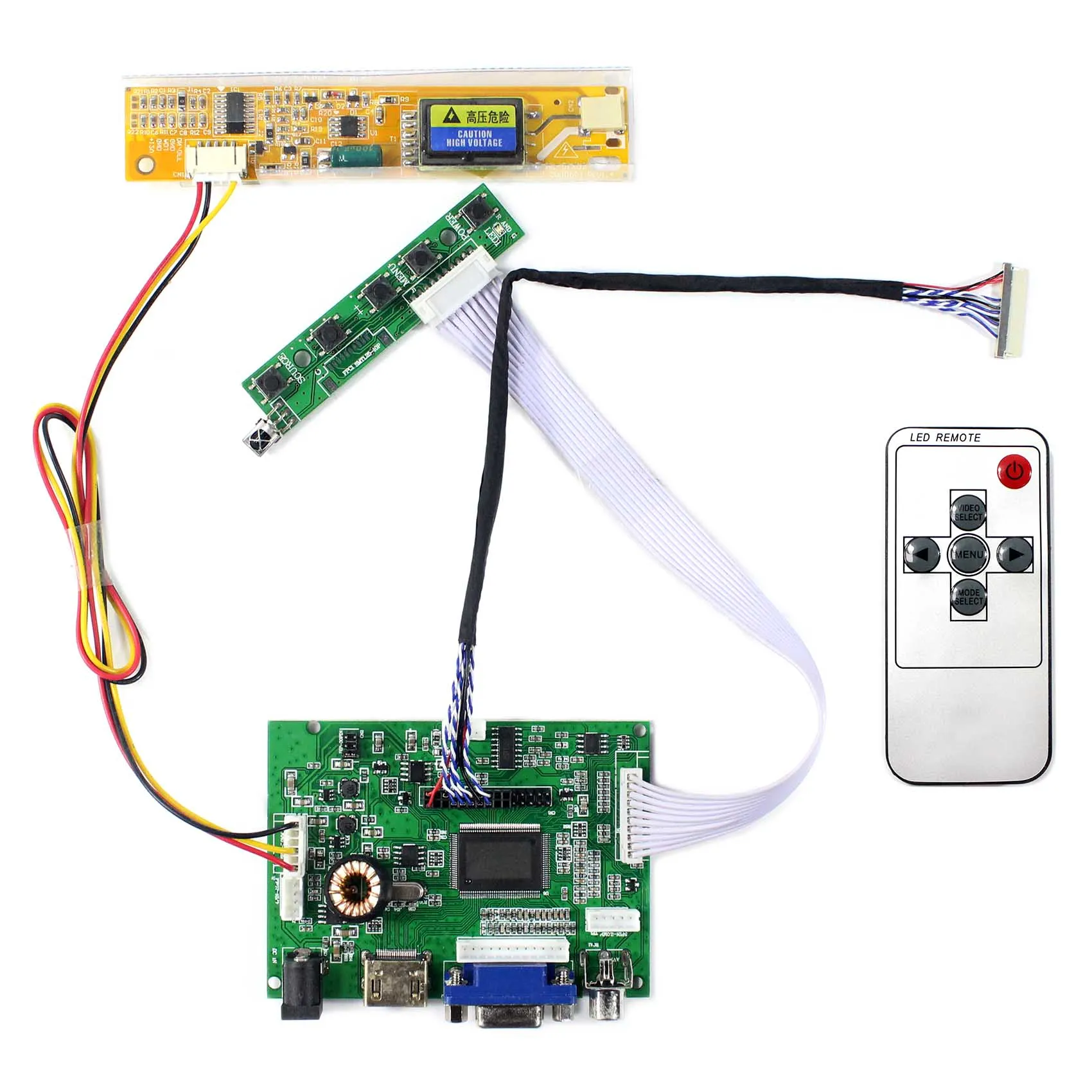 

12.1 inch 1024x768 LTN121XJ L02 LTN121XJ L07 HT121X01 101 N121X5 L06 N121IA L02 HDMI VGA 2AV Audio LCD Controller Board